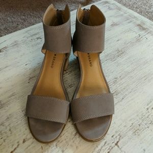 Leather Lucky Brand Chunky Heels